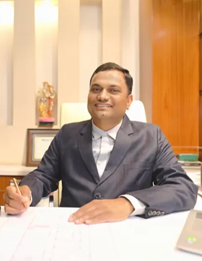 Shri PK Verma, Architect & Urban Planner, on site