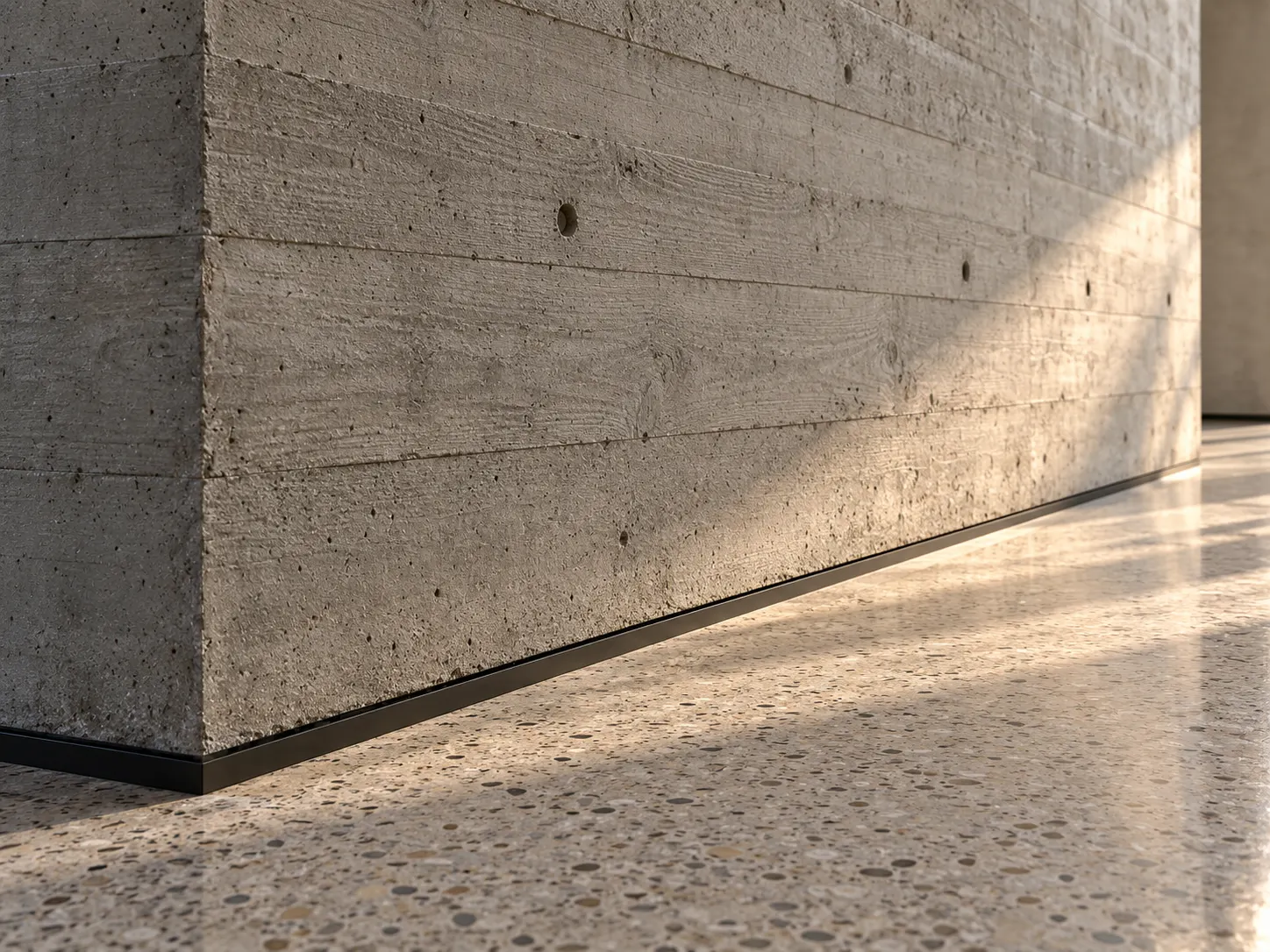 Concrete structural junction detail on an ADC India site