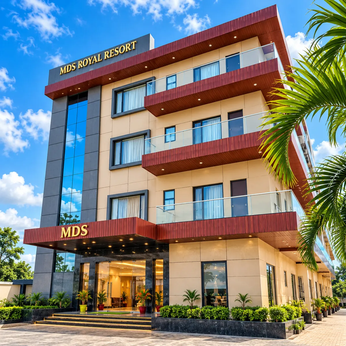 MDS Royal Resort exterior in Tulsipur, Uttar Pradesh